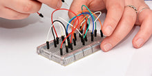 FLASOO 4 Pieces Breadboards Kit with 120 Pieces Jumper Wires for Arduino Proto Shield Circboard Prototyping