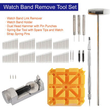 FLASOO 168 Pcs Watch Repair Tools Kit Professional Watch Opener Spring Bar Tool Watch Band Link Pin Back Remover Tool with Carrying Case