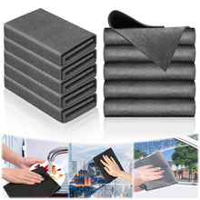 Pack of 10 Thickened Magic Cleaning Cloths, Reusable Microfibre Cloths, Cleaning Cloths, Streak-Free, Pro Clean Magic Cleaning Cloth for Kitchens, Bathrooms, Windows, Glass, Cars