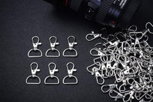 anezus Key Chain Clip Hook, Anezus D Ring Clip Keychain Lanyard Swivel Snap Hooks Clip on Key Ring for Crafts and Purse Hardware (3/4 inch)