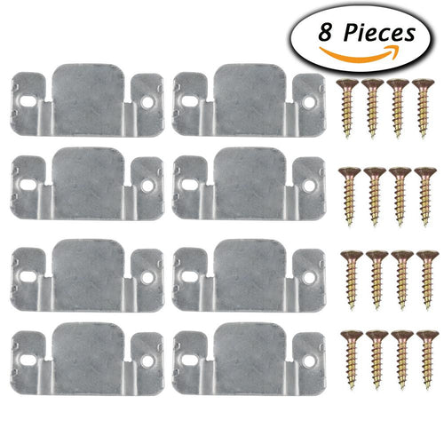 FLASOO 8 Pcs Metal Sectional Sofa Interlocking Furniture Connector with Screws