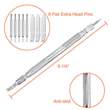 FLASOO Watch Band Tool - Watch Link Removal Tool and Watch Band Pins for Watch Strap Repair and Watch Spring Bar Remover