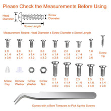 FLASOO Eyeglasses Repair Kit Including 1000Pcs Small Screws Set and 6 Pcs Precision Screwdrivers for Glasses and Sunglasses Repair