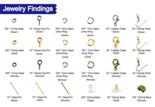 FLASOO 2880 Pcs Jewelry Making Findings Supplies Kit with Open Jump Rings, Lobster Clasps, Crimp Beads, Screw Eye Pins, Head Pins, Earing Hooks and Earing Backs